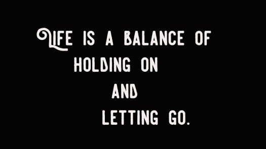 life-is-a-balance-of-holding-on-and-letting-go